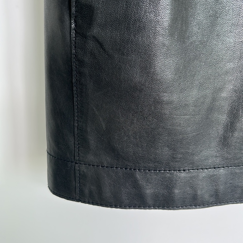 Vince Lambskin Leather Dress - Picture 9 of 10
